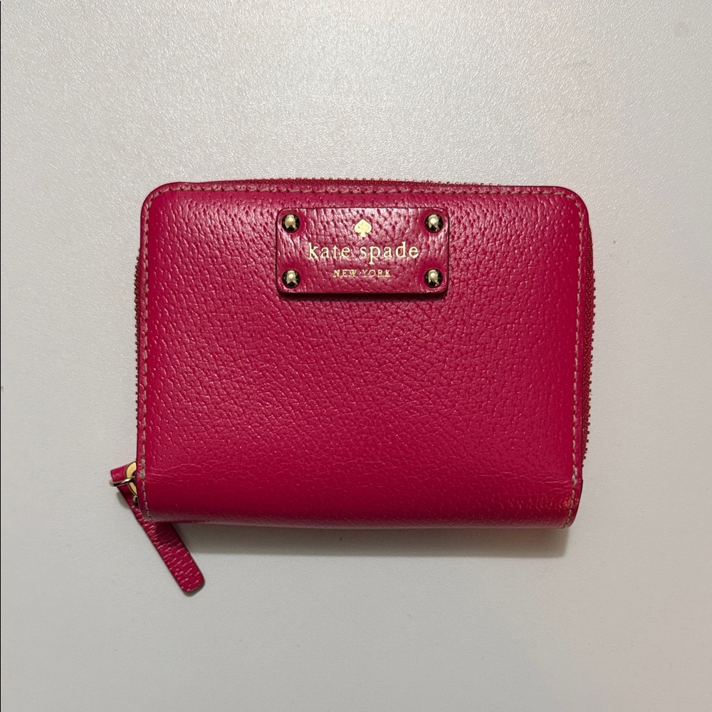 Kate Spade Fuchsia Textured Wallet